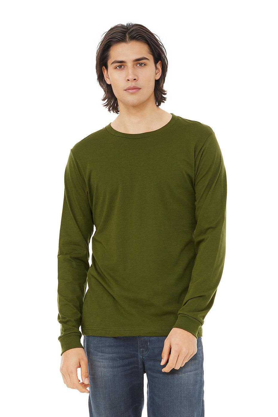 Unisex Jersey Long Sleeve Tee  Bella+Canvas  3501  X-SMALL & SMALL