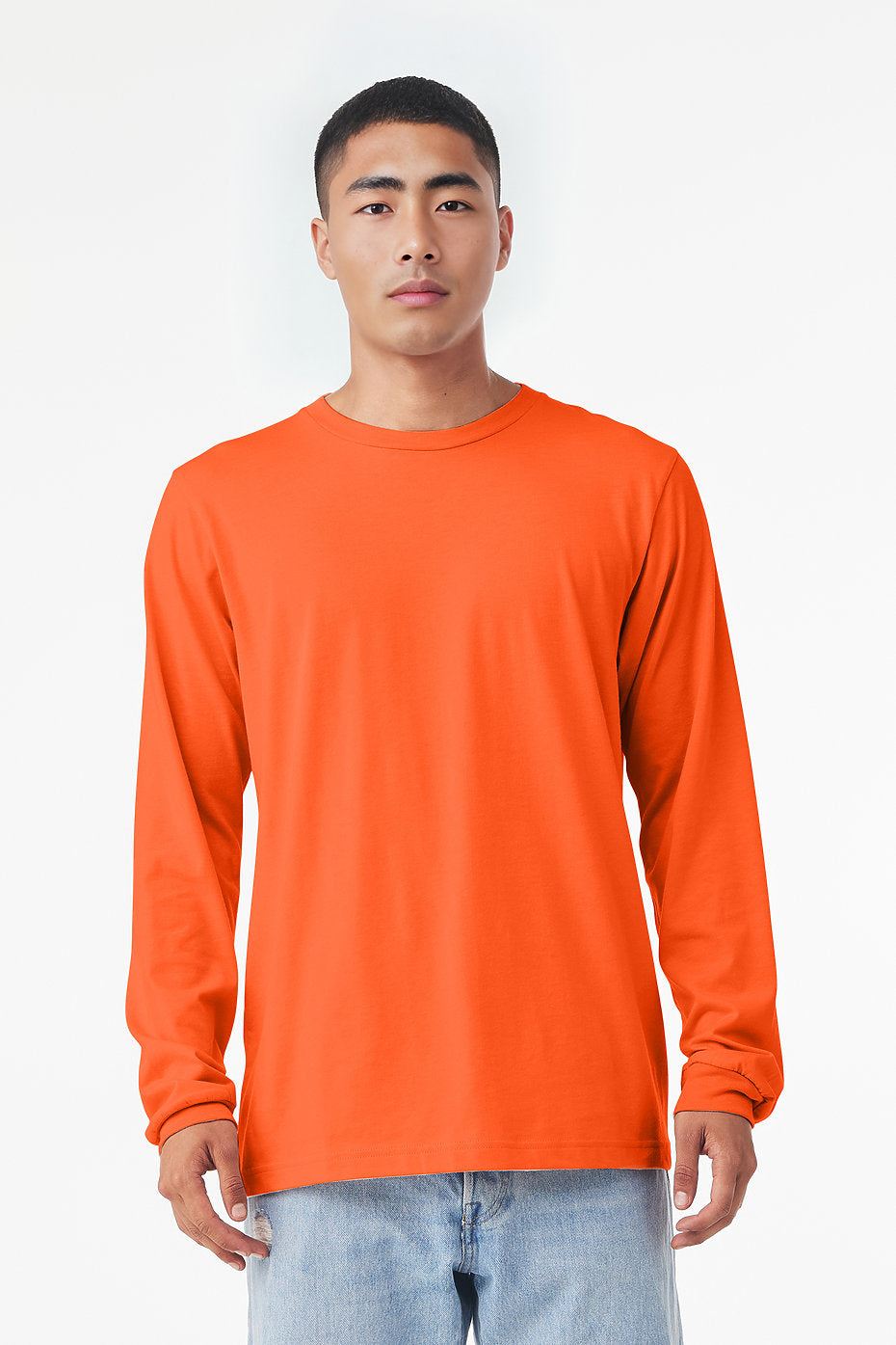 Unisex Jersey Long Sleeve Tee  Bella+Canvas  3501  X-SMALL & SMALL