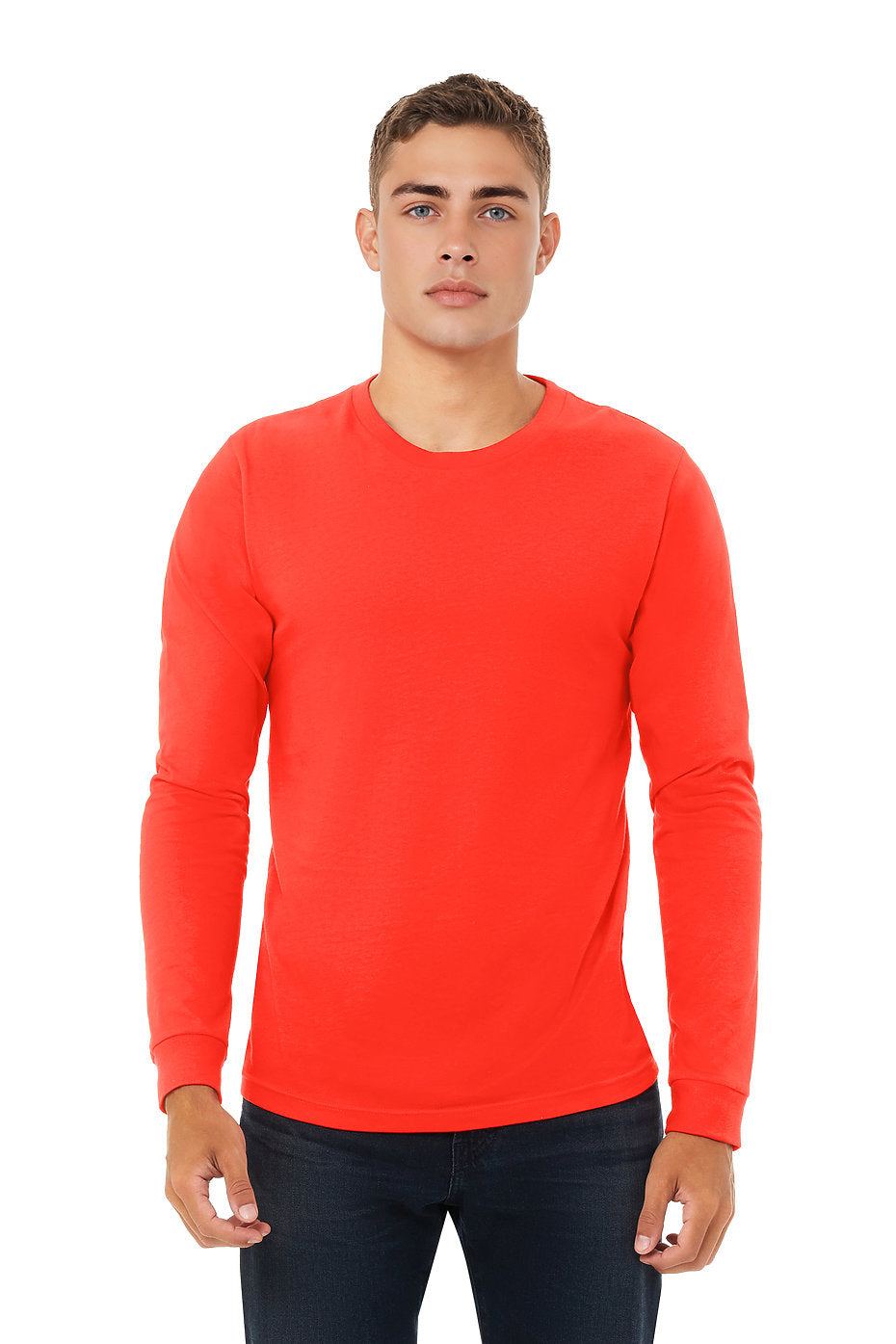 Unisex Jersey Long Sleeve Tee  Bella+Canvas  3501  X-SMALL & SMALL