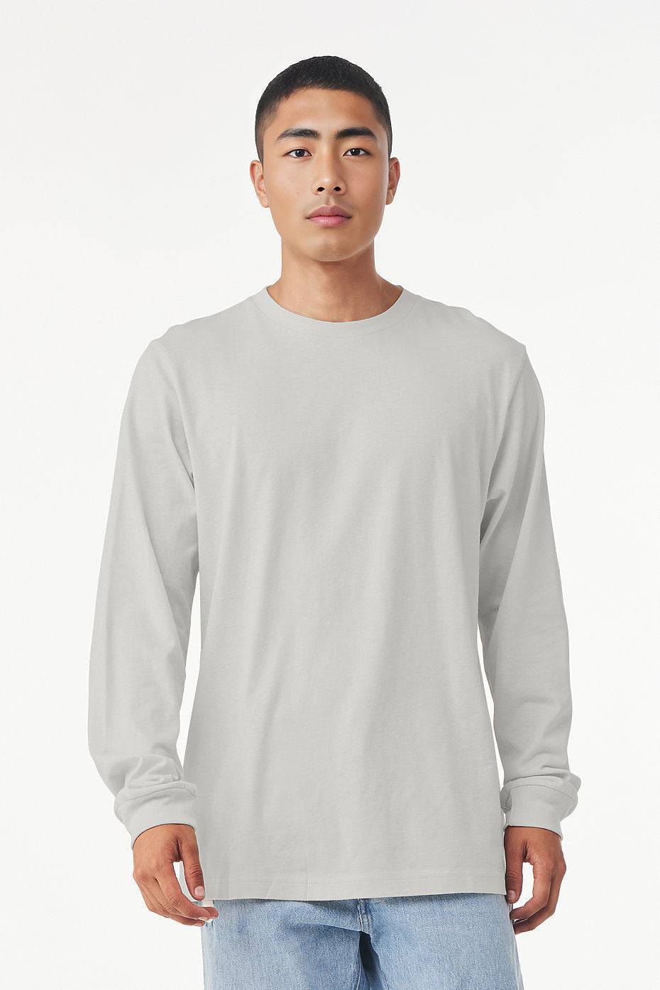 Unisex Jersey Long Sleeve Tee  Bella+Canvas  3501  X-SMALL & SMALL