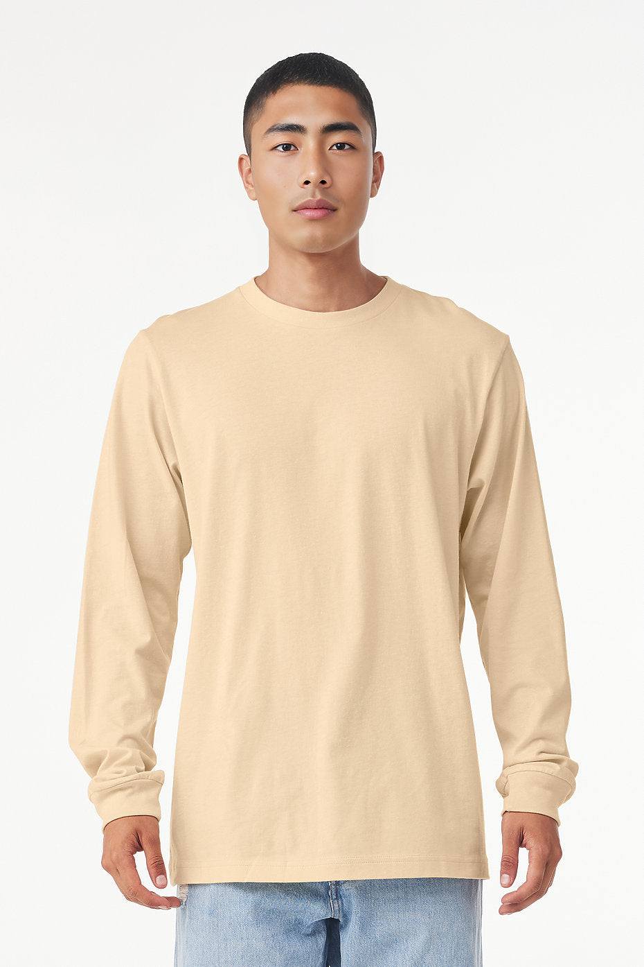 Unisex Jersey Long Sleeve Tee  Bella+Canvas  3501  X-SMALL & SMALL