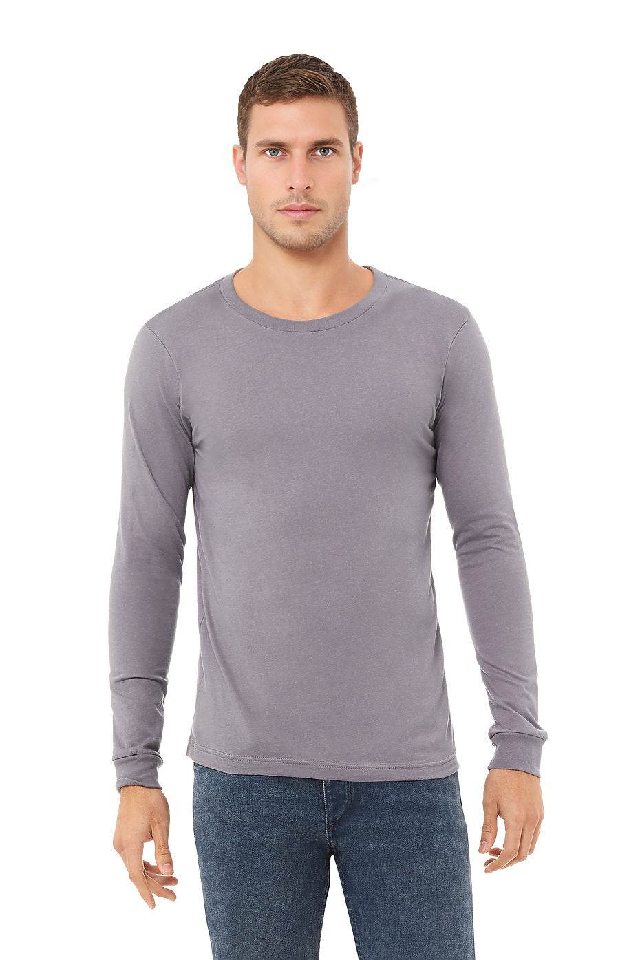 Unisex Jersey Long Sleeve Tee  Bella+Canvas  3501  X-SMALL & SMALL