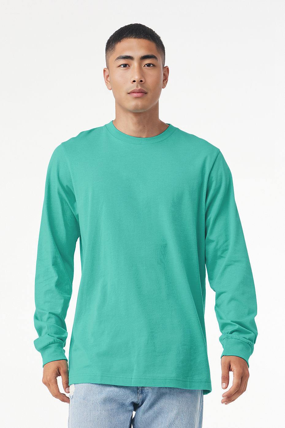 Unisex Jersey Long Sleeve Tee  Bella+Canvas  3501  X-SMALL & SMALL