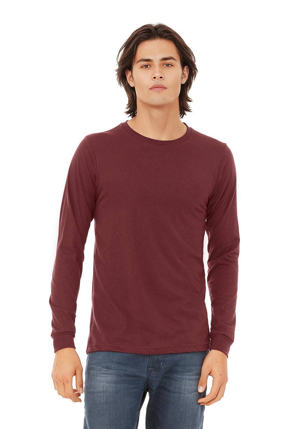 Unisex Heather CVC Long Sleeve Tee  Bella+Canvas  3501CVC X-SMALL, SMALL, & MEDIUM