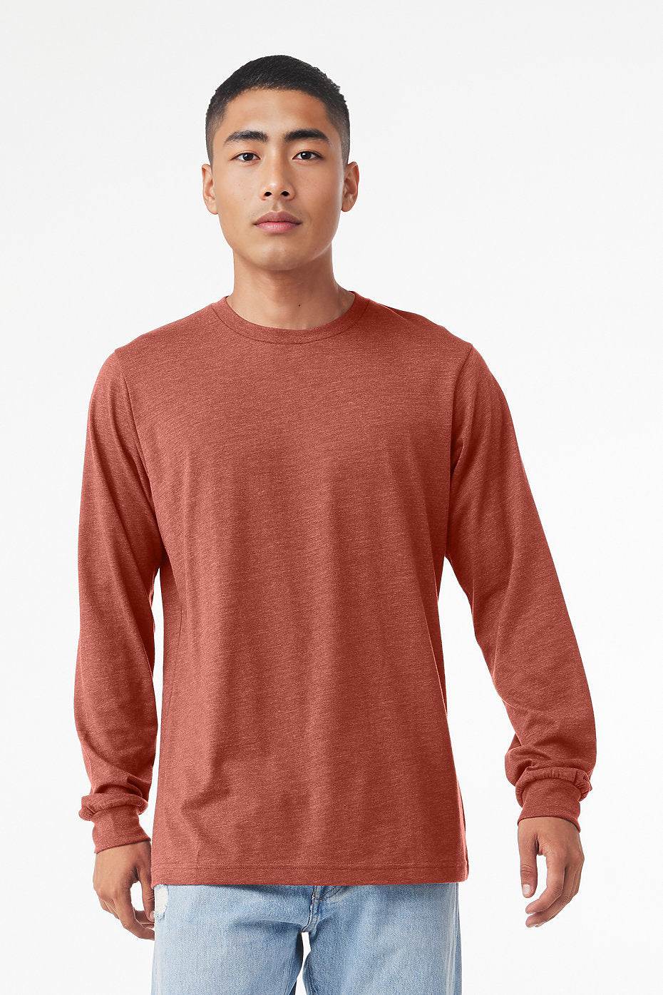 Unisex Heather CVC Long Sleeve Tee  Bella+Canvas  3501CVC X-SMALL, SMALL, & MEDIUM