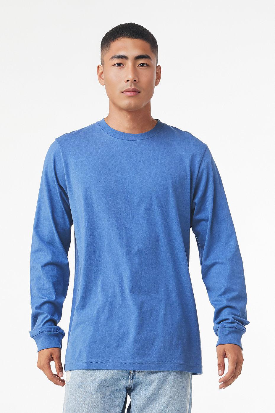 Unisex Heather CVC Long Sleeve Tee  Bella+Canvas  3501CVC X-SMALL, SMALL, & MEDIUM