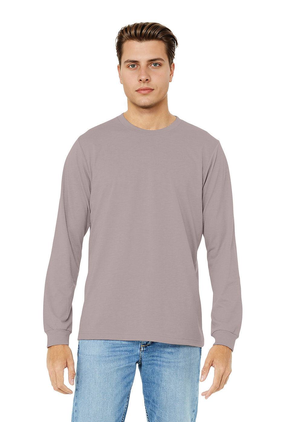 Unisex Heather CVC Long Sleeve Tee  Bella+Canvas  3501CVC X-SMALL, SMALL, & MEDIUM