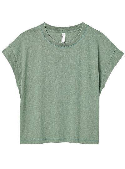 Women's Vintage Wash Tee in soft vintage washed fabric with relaxed fit and deep crew neckline