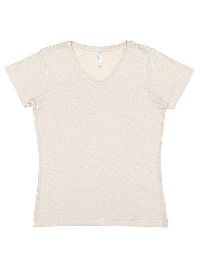 Women's V-neck Fine Jersey Tee  LAT  3507  X-SMALL, SMALL, MEDIUM, & LARGE