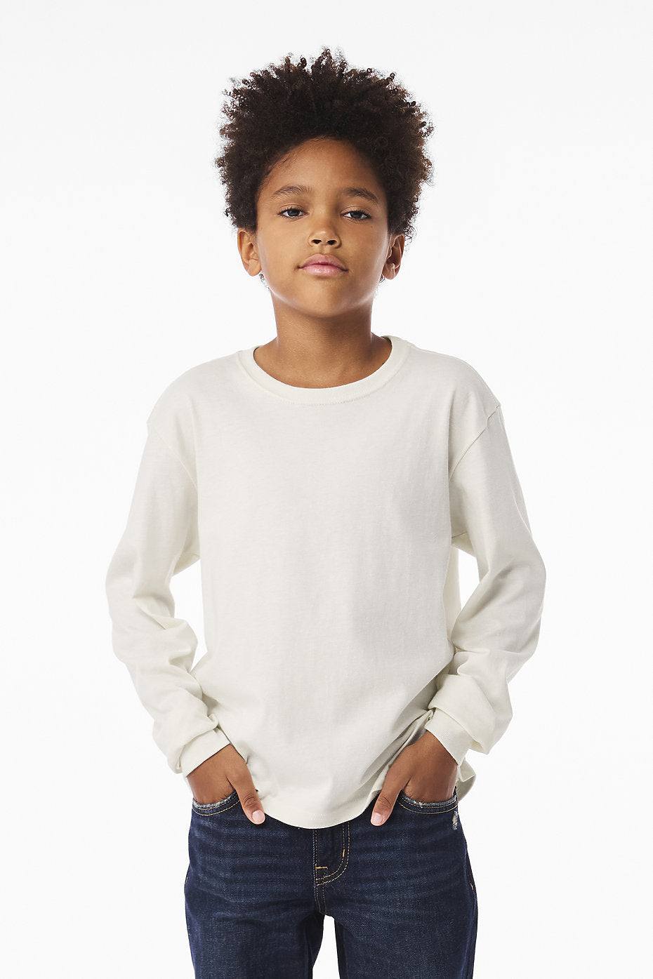 Youth Heavyweight Long Sleeve Tee  Bella+Canvas  3511Y