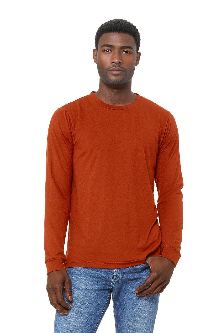 Unisex Triblend Long Sleeve Tee  Bella+Canvas  3513  X-SMALL, SMALL, MEDIUM, & LARGE