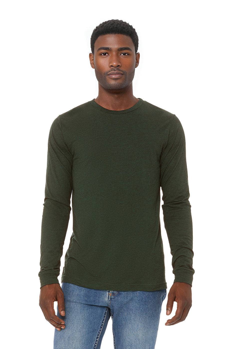 Unisex Triblend Long Sleeve Tee  Bella+Canvas  3513  X-SMALL, SMALL, MEDIUM, & LARGE