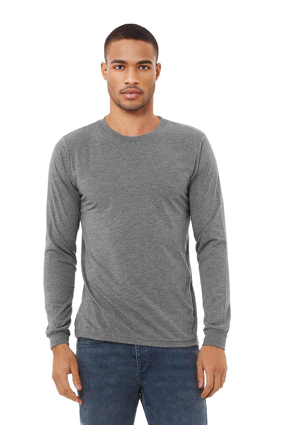Unisex Triblend Long Sleeve Tee  Bella+Canvas  3513  X-SMALL, SMALL, MEDIUM, & LARGE