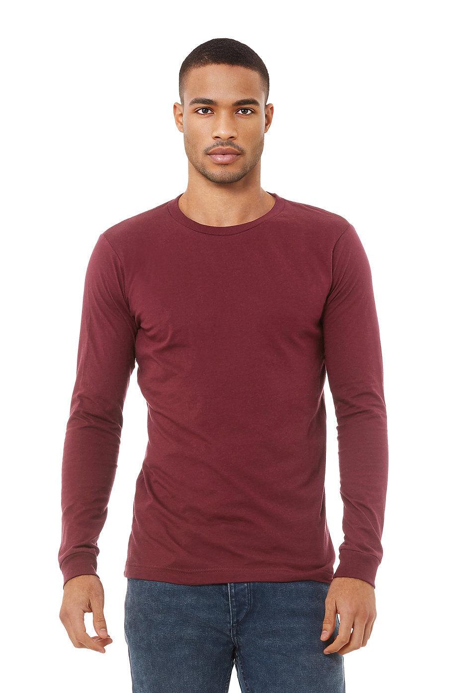 Unisex Triblend Long Sleeve Tee  Bella+Canvas  3513  X-SMALL, SMALL, MEDIUM, & LARGE