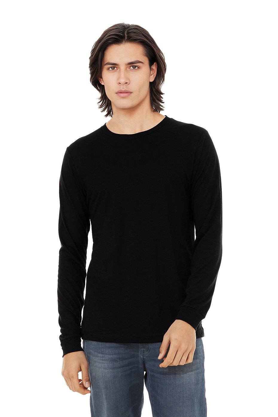 Unisex Triblend Long Sleeve Tee  Bella+Canvas  3513  X-SMALL, SMALL, MEDIUM, & LARGE