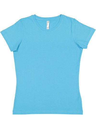 Women's Fine Jersey Tee  LAT  3516  X-LARGE