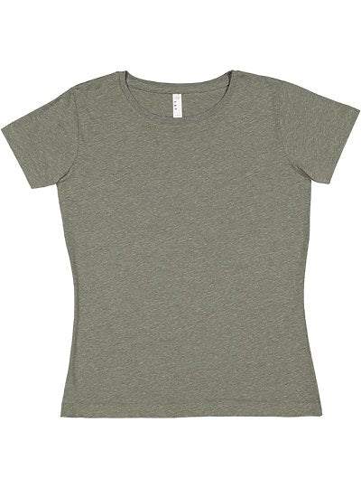 Women's Fine Jersey Tee  LAT  3516  X-LARGE