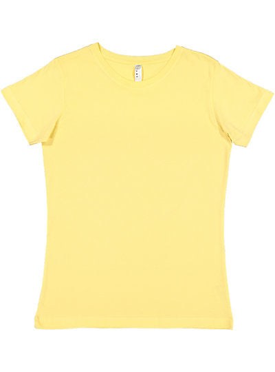 Women's Fine Jersey Tee  LAT  3516  X-LARGE