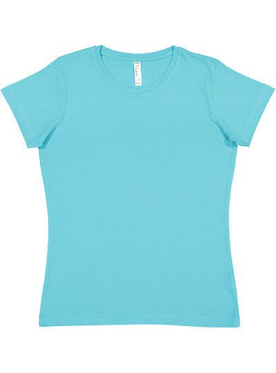 Women's Fine Jersey Tee  LAT  3516  X-LARGE