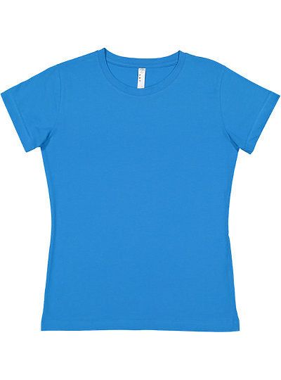 Women's Fine Jersey Tee  LAT  3516  X-LARGE