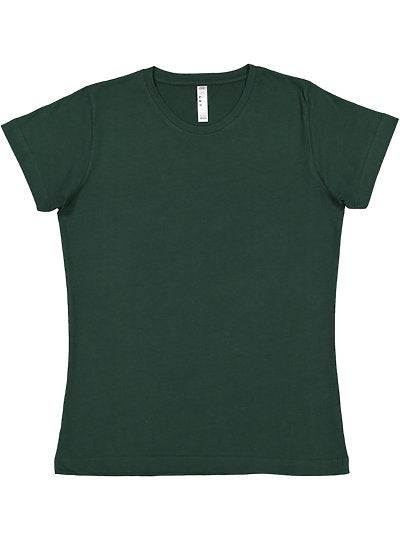 Women's Fine Jersey Tee  LAT  3516  X-LARGE
