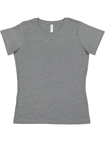 Women's Fine Jersey Tee  LAT  3516  X-LARGE