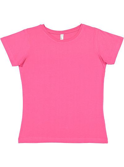 Women's Fine Jersey Tee  LAT  3516  X-LARGE
