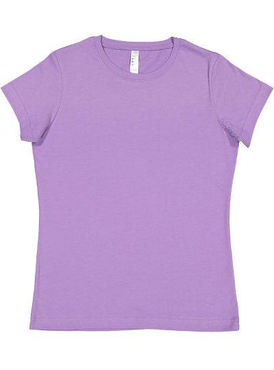 Women's Fine Jersey Tee  LAT  3516  X-LARGE