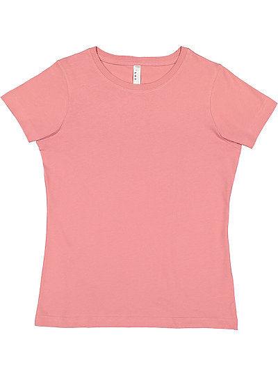 Women's Fine Jersey Tee  LAT  3516  X-LARGE