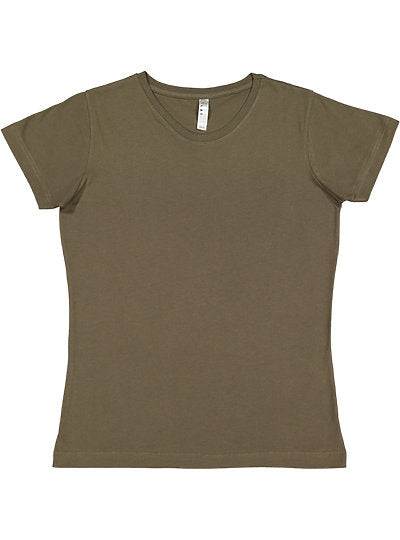 Women's Fine Jersey Tee  LAT  3516  X-LARGE