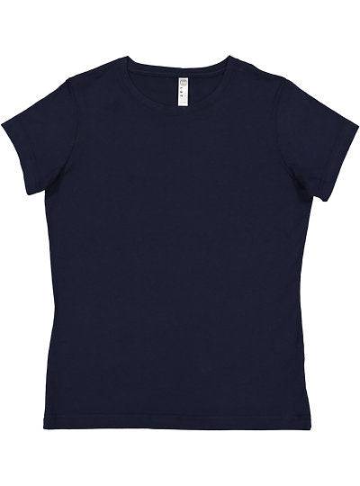 Women's Fine Jersey Tee  LAT  3516  X-LARGE
