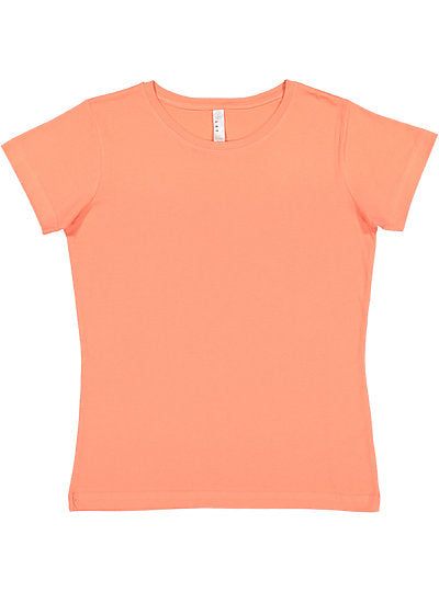 Women's Fine Jersey Tee  LAT  3516  X-LARGE
