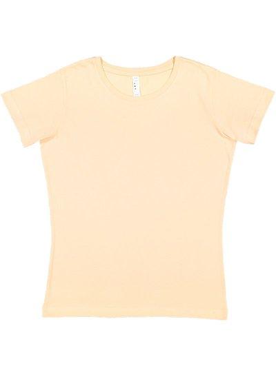 Women's Fine Jersey Tee  LAT  3516  X-LARGE