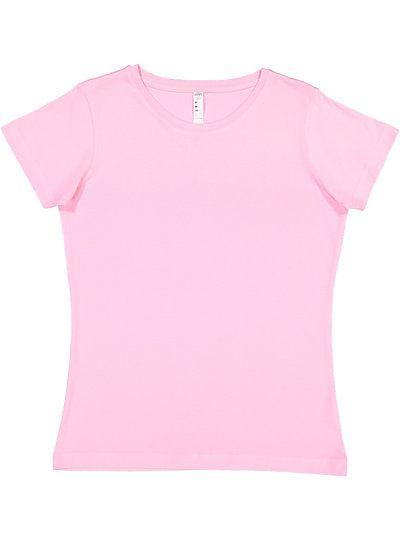 Women's Fine Jersey Tee  LAT  3516  X-LARGE