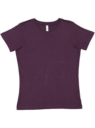 Women's Fine Jersey Tee  LAT  3516  X-LARGE