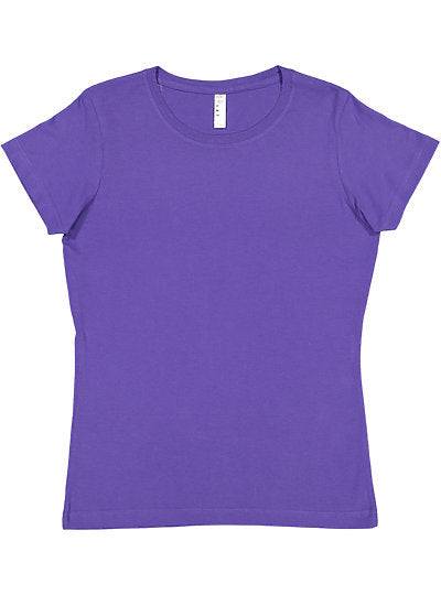 Women's Fine Jersey Tee  LAT  3516  X-LARGE