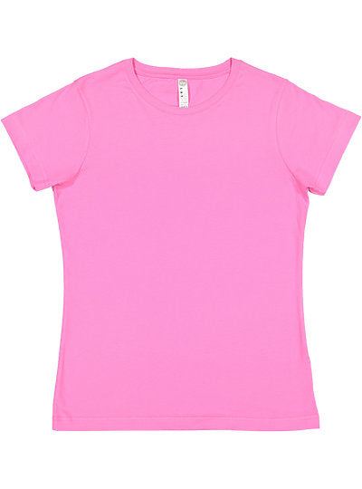 Women's Fine Jersey Tee  LAT  3516  X-LARGE