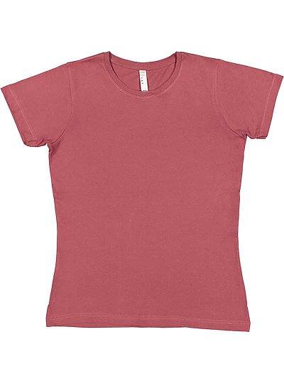 Women's Fine Jersey Tee  LAT  3516  X-LARGE