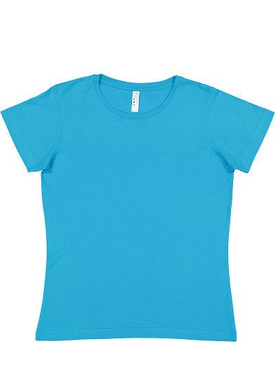 Women's Fine Jersey Tee  LAT  3516  X-LARGE