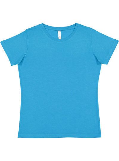 Women's Fine Jersey Tee  LAT  3516  X-LARGE