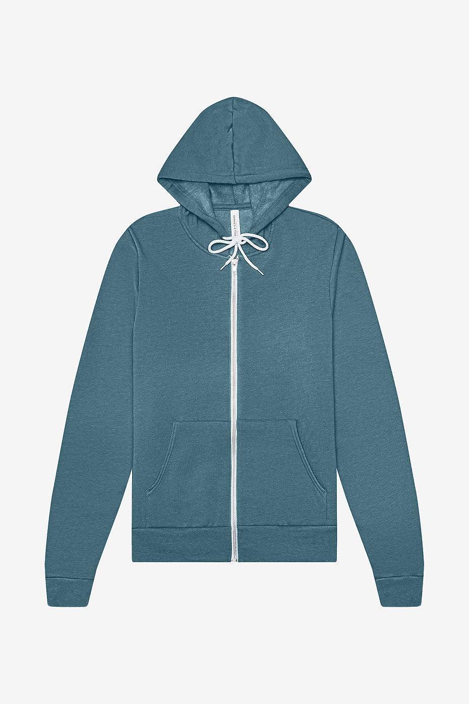 Unisex Sponge Fleece Full-Zip Hoodie  Bella+Canvas  3739  MEDIUM & LARGE