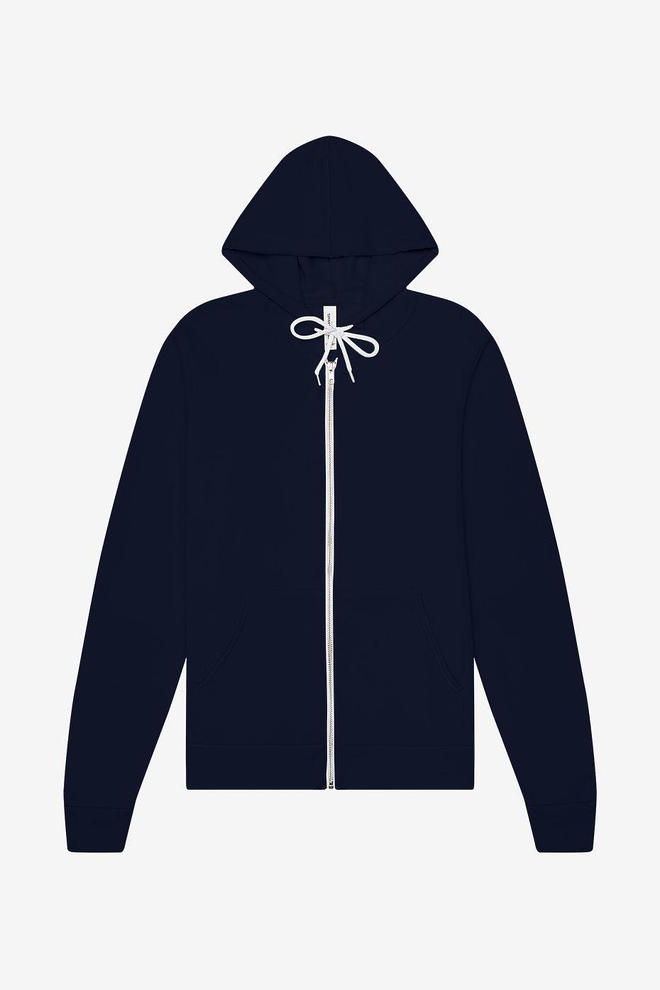 Unisex Sponge Fleece Full-Zip Hoodie  Bella+Canvas  3739  MEDIUM & LARGE