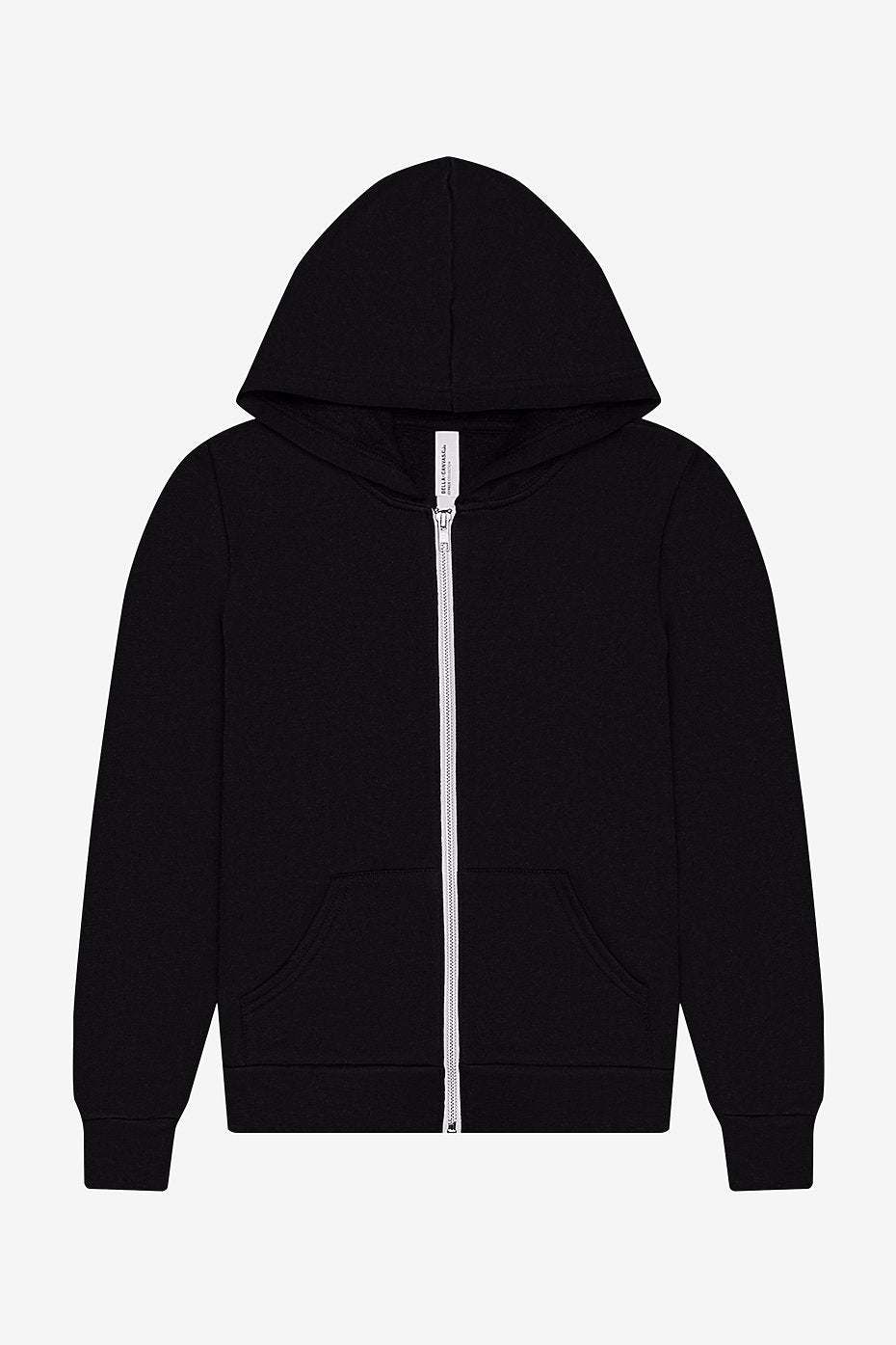 Youth Fleece Sponge Full-Zip Hoodie  Bella+Canvas  3739Y