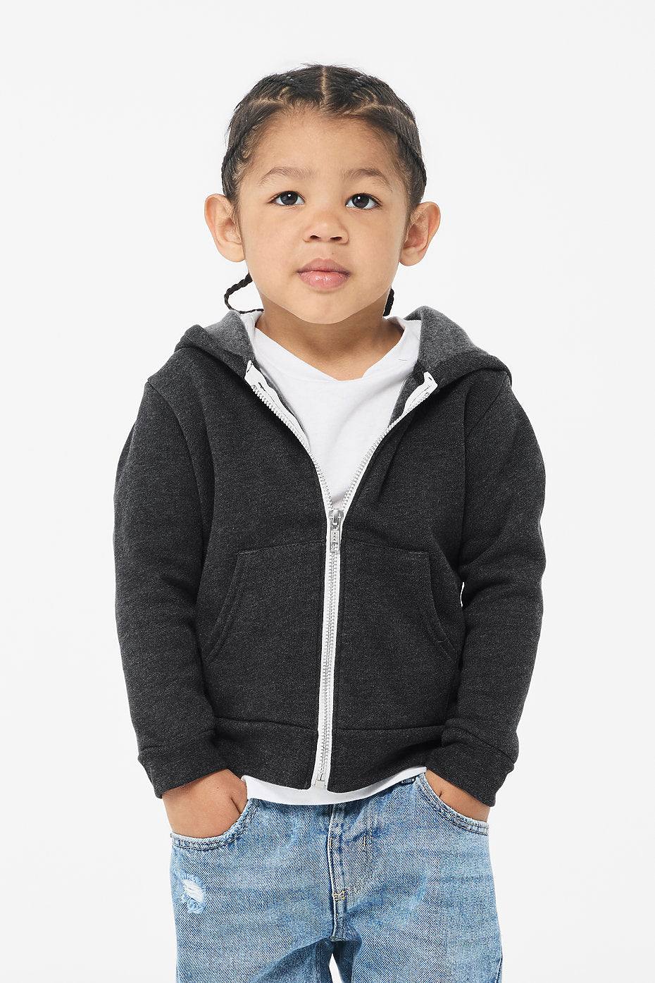 Toddler Sponge Fleece Full Zip Hoodie  Bella+Canvas  3739T
