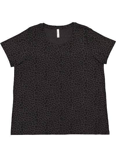 Women's Curvy Fine Jersey Tee  LAT  3816