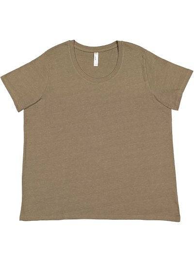 Women's Curvy Fine Jersey Tee  LAT  3816