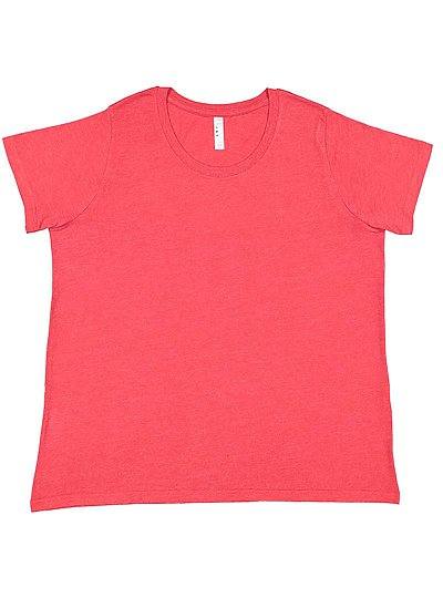 Women's Curvy Fine Jersey Tee  LAT  3816