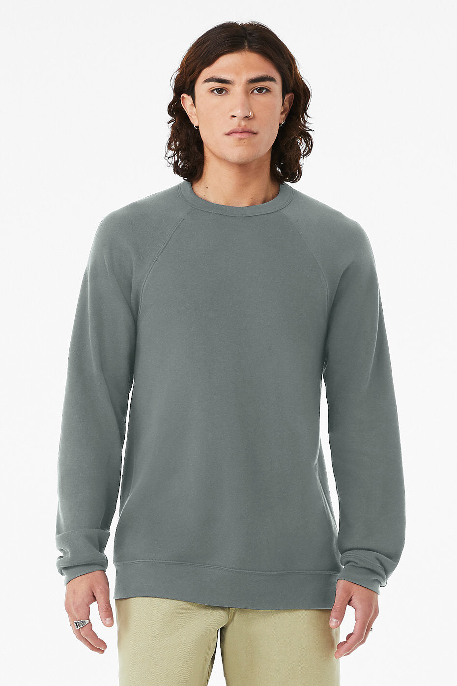 Unisex Sponge Fleece Raglan Sweatshirt Bella+Canvas 3901  SMALL & MEDIUM