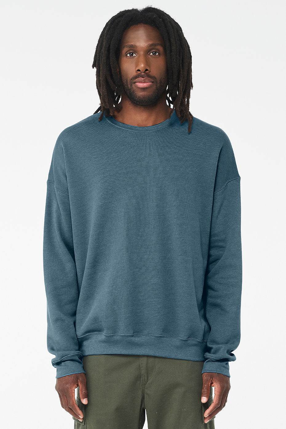 Unisex Sponge Fleece Drop Shoulder Sweatshirt  Bella+Canvas  3945  MEDIUM & LARGE