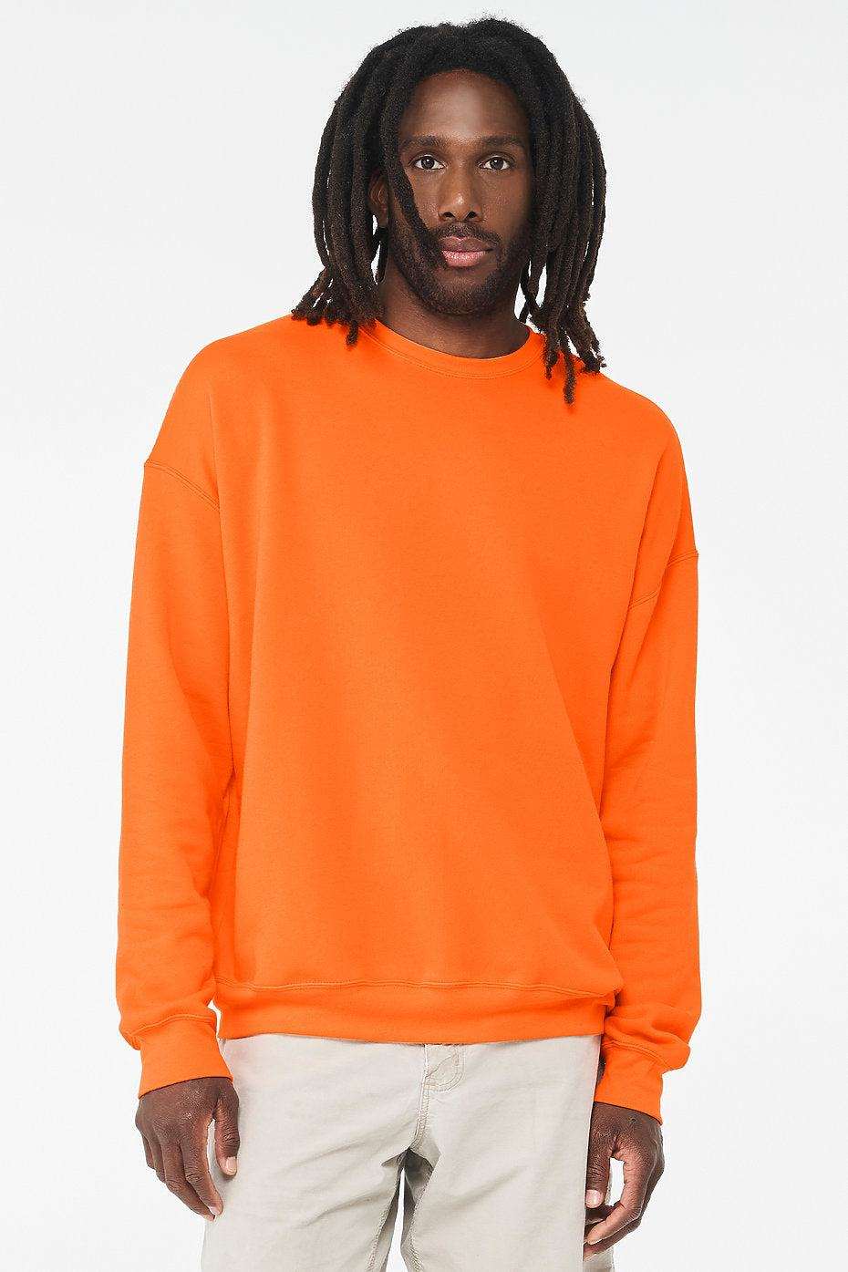 Unisex Sponge Fleece Drop Shoulder Sweatshirt  Bella+Canvas  3945  MEDIUM & LARGE